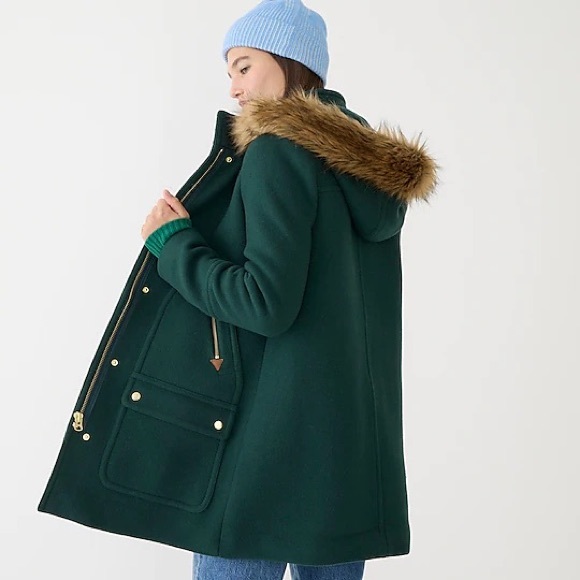 NWT J Crew Italian Chateau Parka - Picture 9 of 14